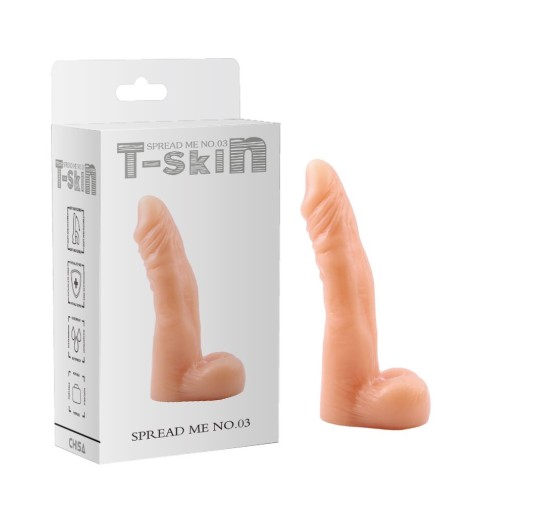 Naturalne realistyczne dildo penis członek 17cm